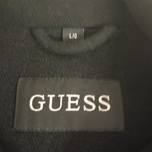 Guess Asymmetrical Wool Blend Baddie Whimsigoth Coat L – Large - Picture 4 of 16